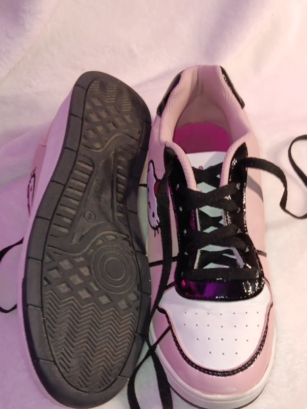 Pink Hello Kitty Lace-Up Women’s Sneakers